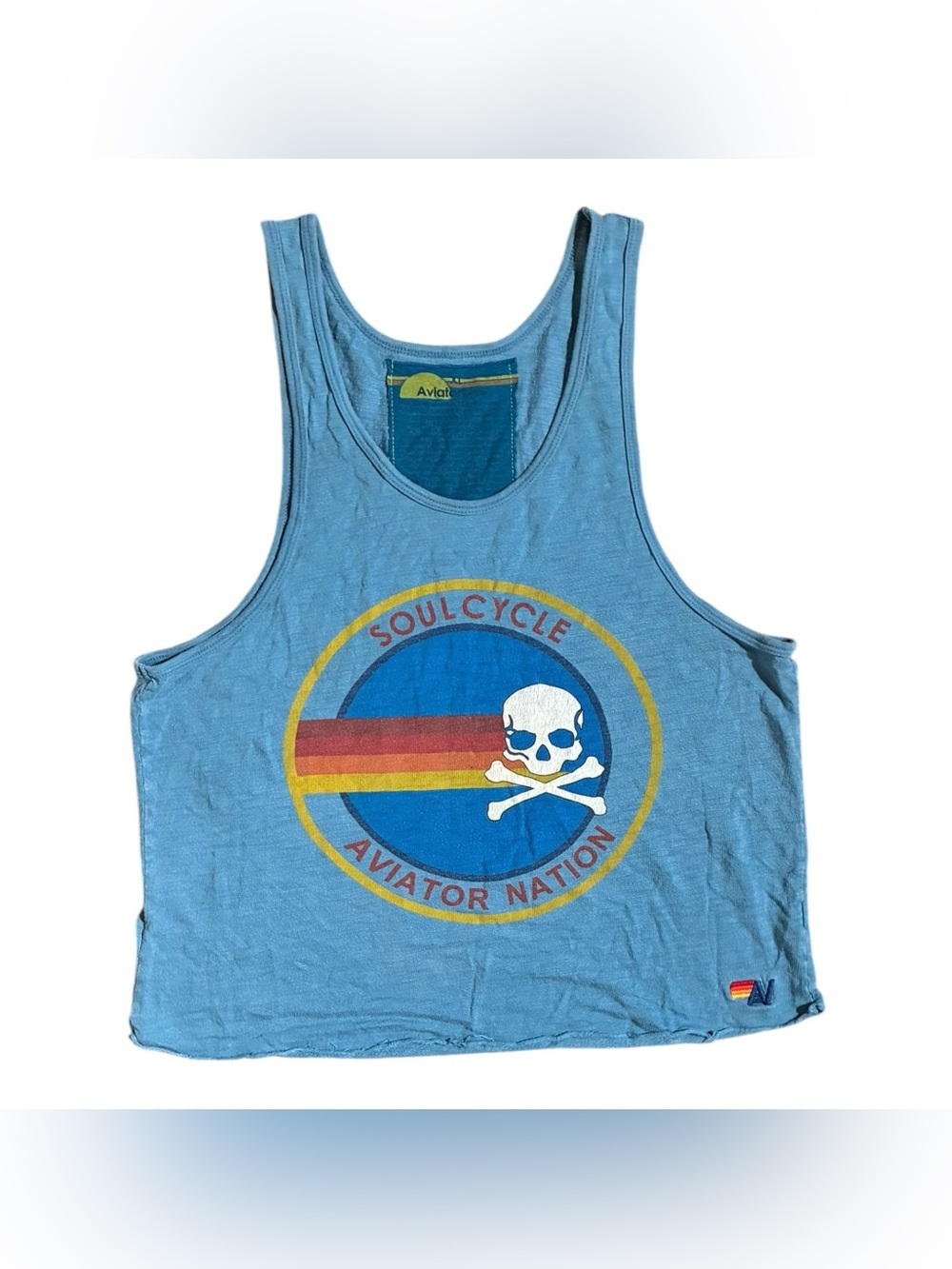 Aviator Nation Soul-Cycle Tank Blue